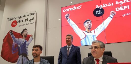 Ooredoo تونس الراعي الرسمي للبطل العالمي محمد خليل الجندوبي