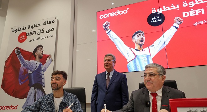 Ooredoo Tunisie Sponsor Officiel du Champion du monde Mohamed Khalil Jendoubi03